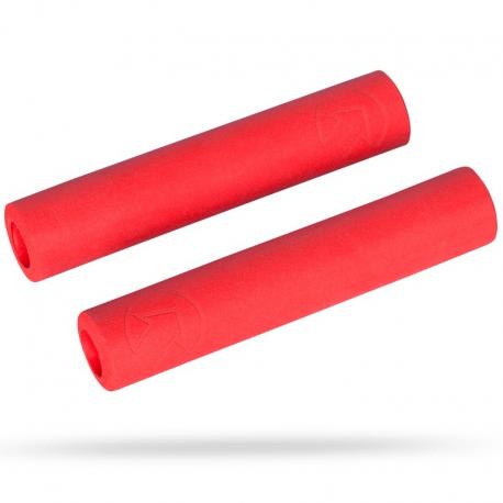 PRO Silicone XC czerwone chwyty 30mm/130mm