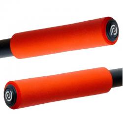 Silikonowe chwyty BikeRibbon SIO2 Soft 34mm Czerwone 